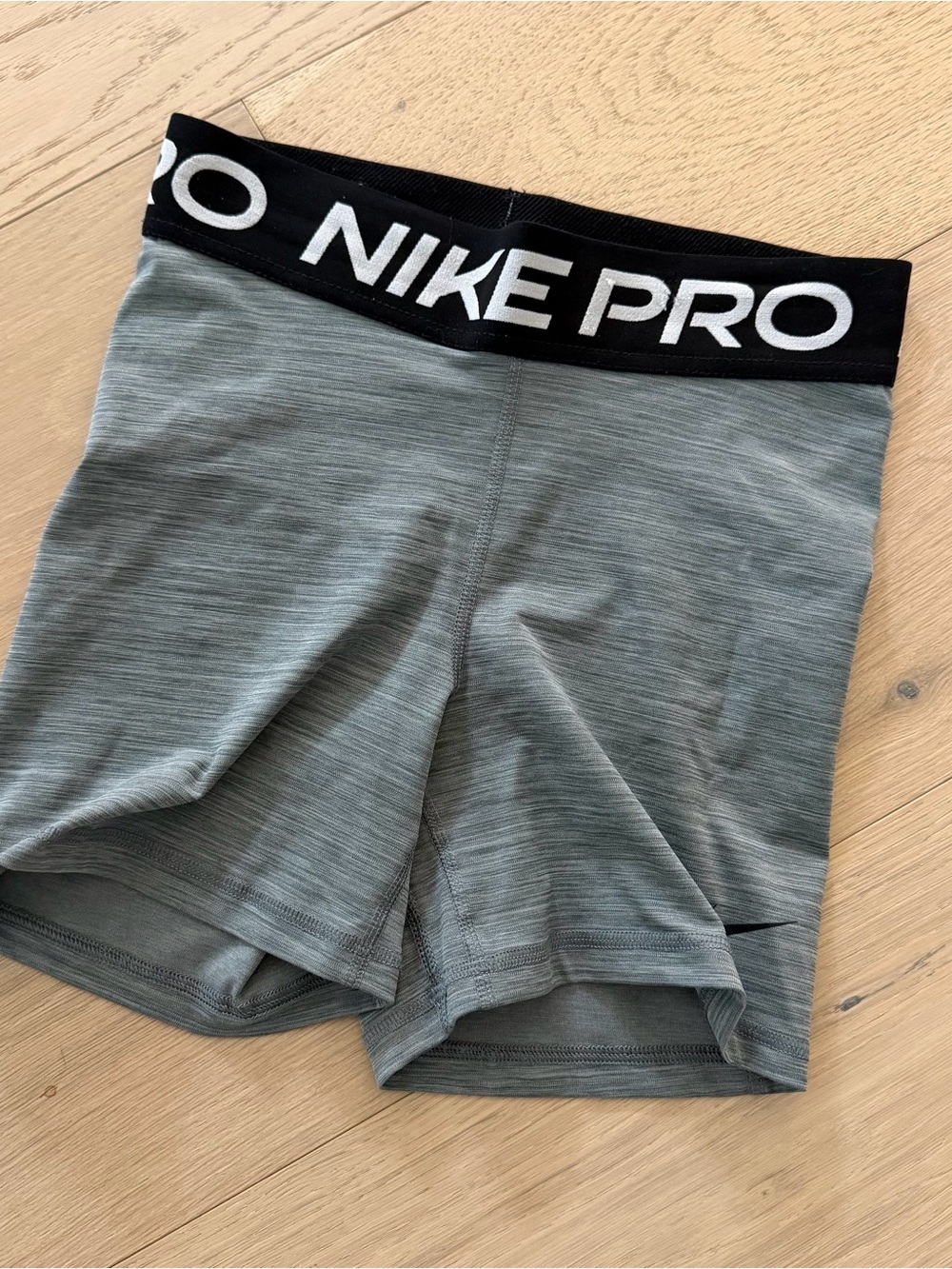 Women's Gray Performance Compression Shorts
